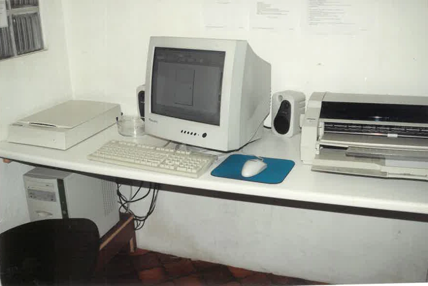 Equipamento informático utilizado nos primeiros anos da AJNET